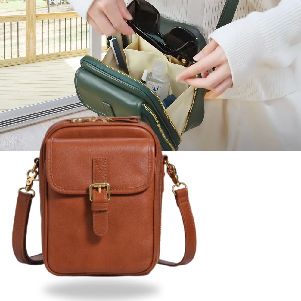 Vintage Alt-i-En Crossbody-Taske - Ozerty