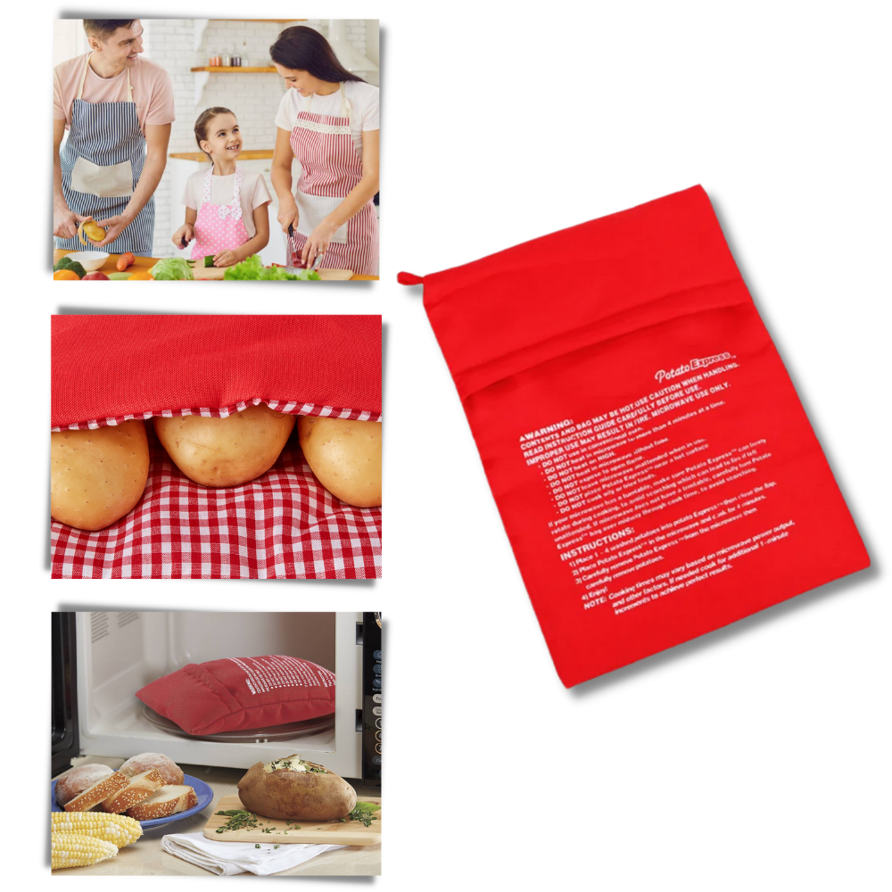 Energibesparende kartoffelpose til mikroovn
- Ozerty