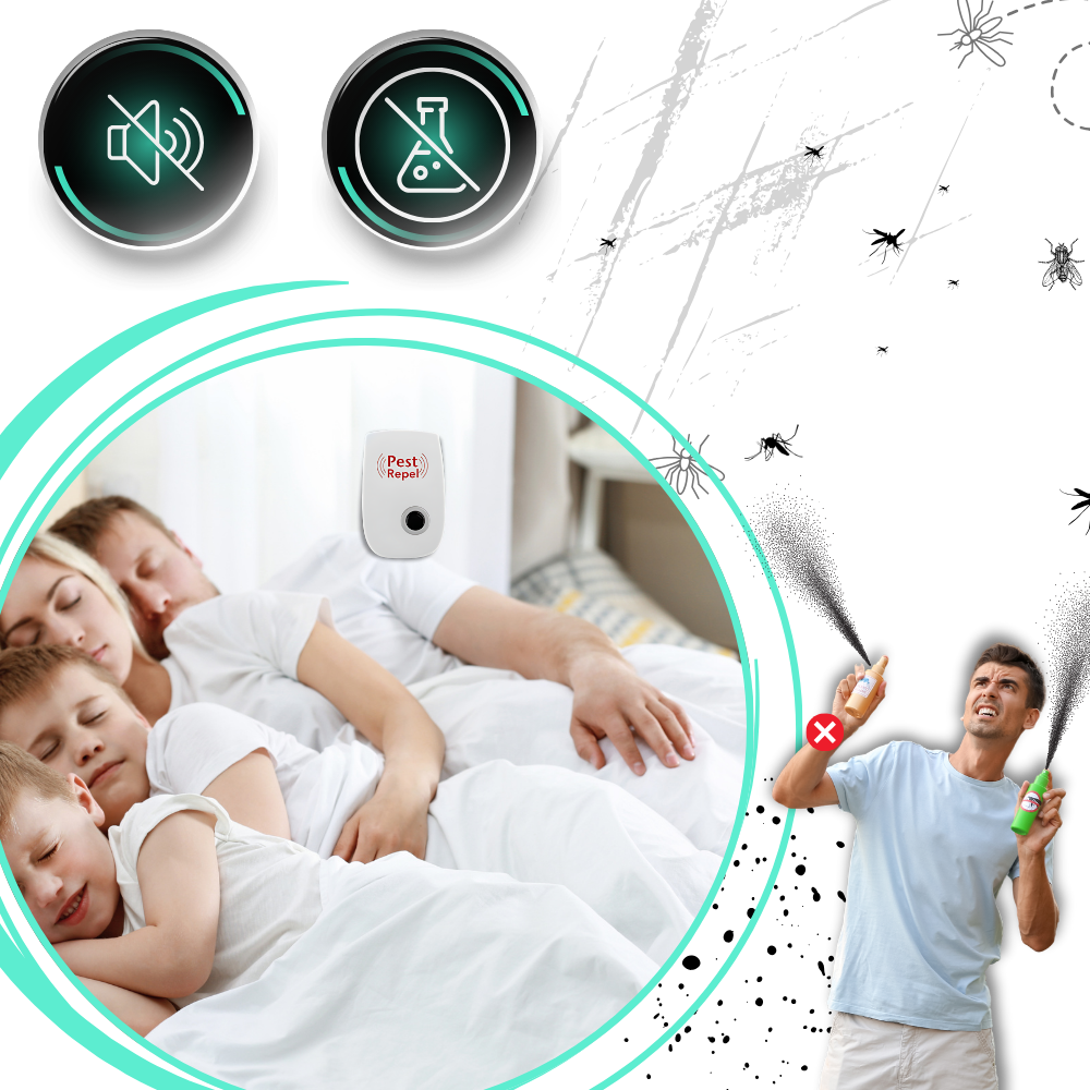 Energieffektiv ultrasonisk frastøder af skadedyr
- Ozerty