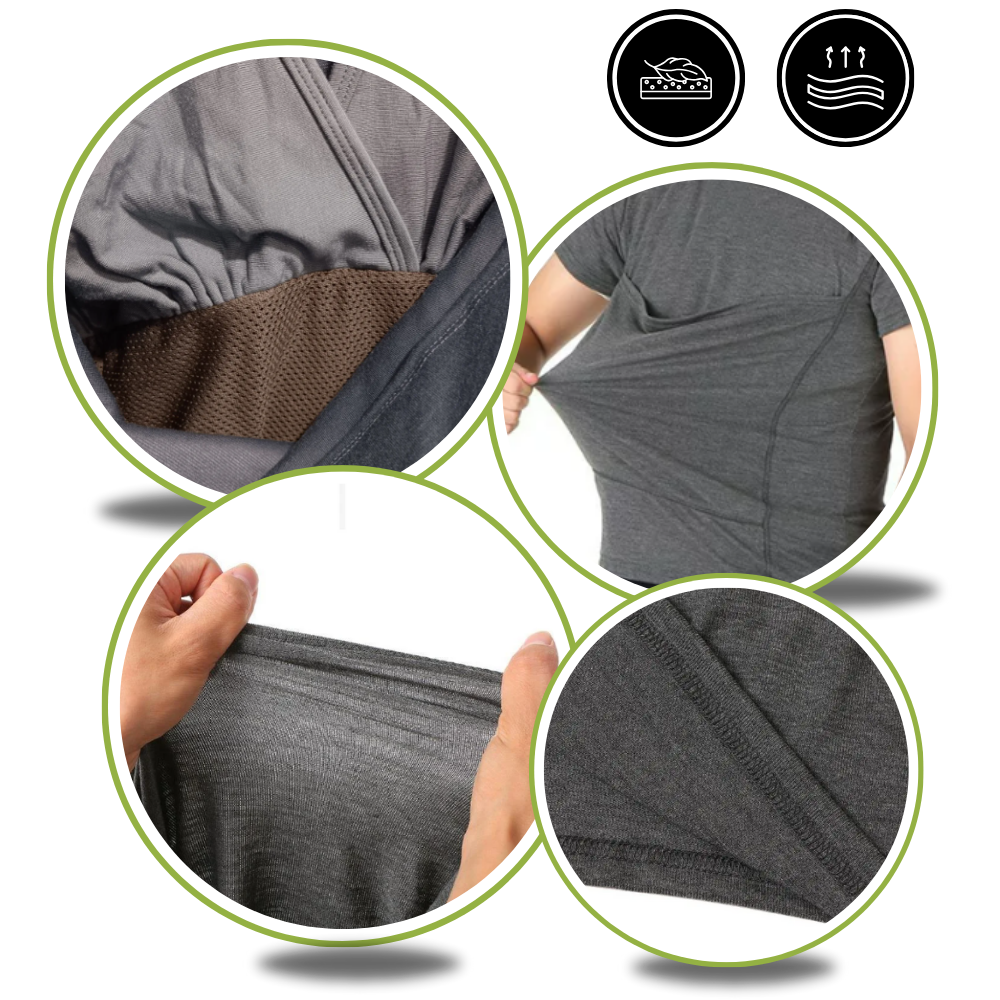 Ergonomisk moderigtig kænguru-T-shirt
- Ozerty