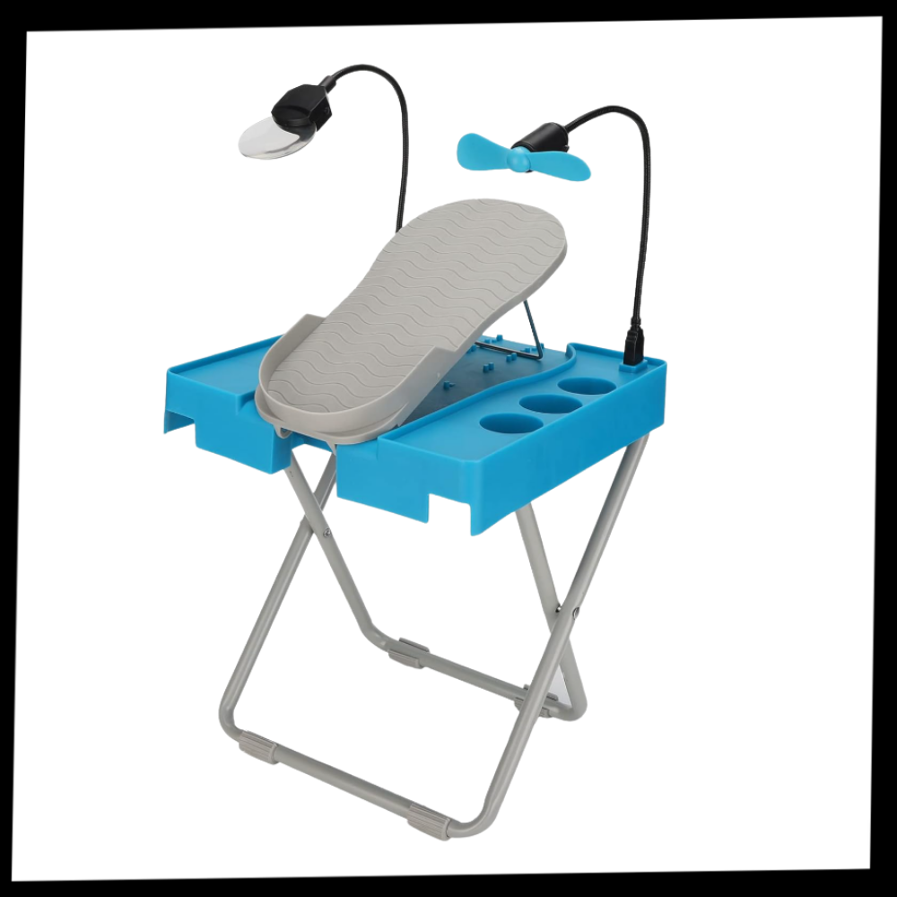 Ergonomisk LED-pedicure fodstøtte - Ozerty