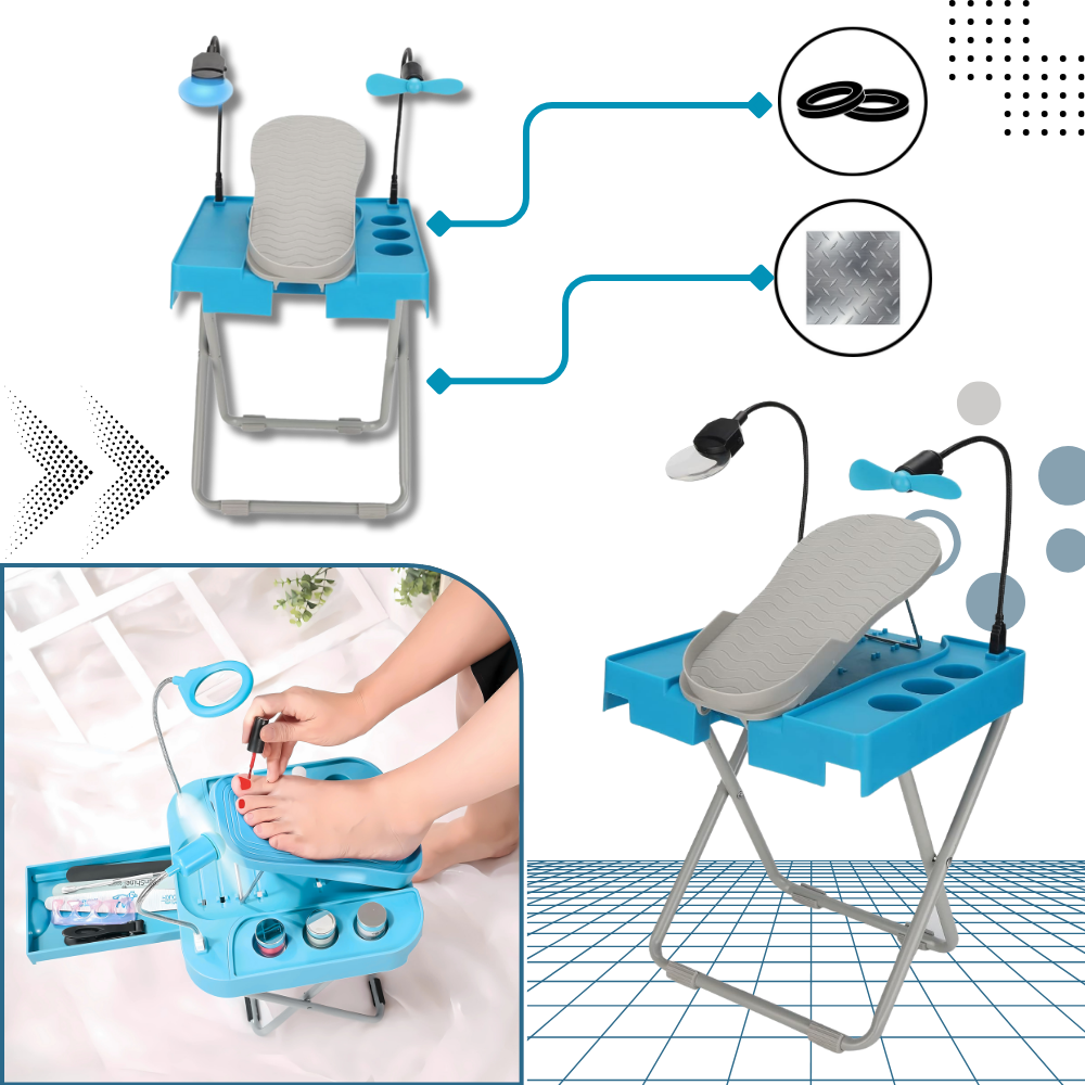 Ergonomisk LED-pedicure fodstøtte - Ozerty