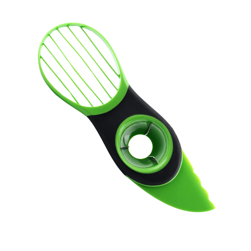 Ergonomisk multifunktionelt avocado-redskab
- Ozerty