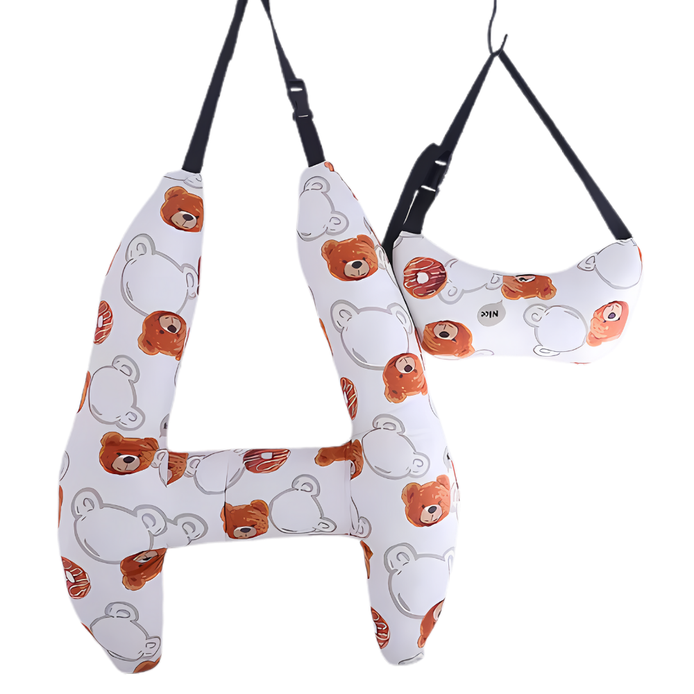 Nakkepude med ergonomisk støtte til rejsen
-Hvid bjørn - Ozerty