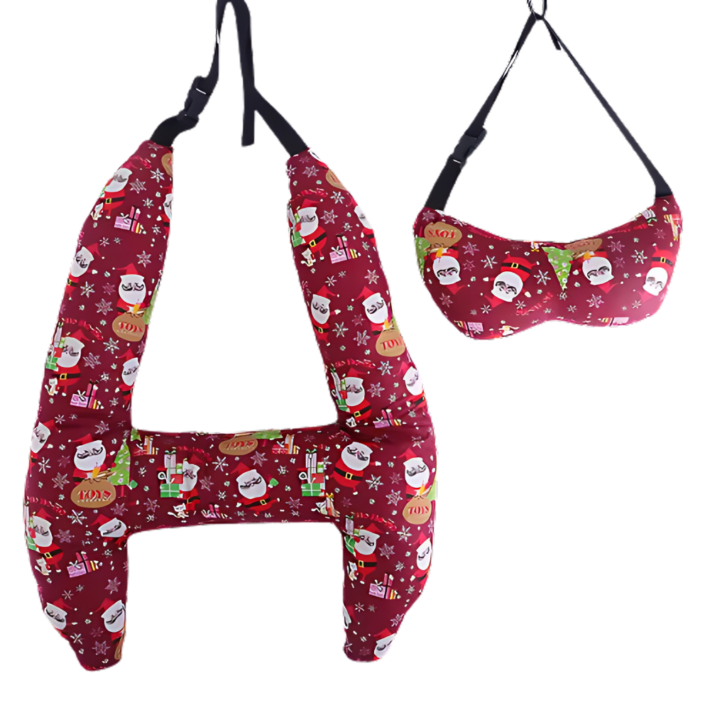 Nakkepude med ergonomisk støtte til rejsen
-Rød jul - Ozerty