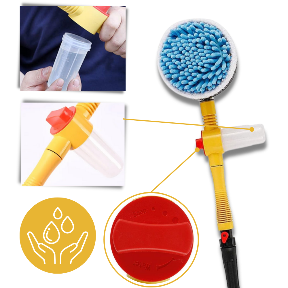 Vaskepistol der kan forlænges til bilvask
- Ozerty