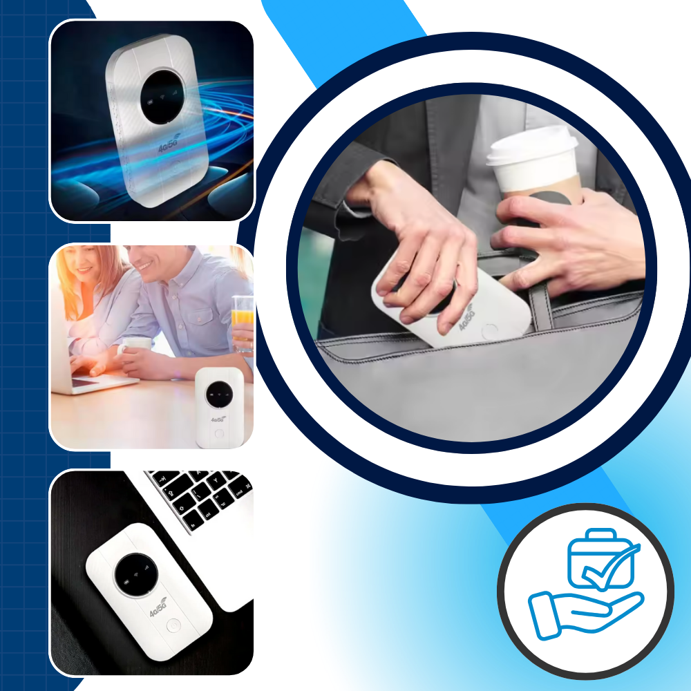 Fast Connect Bærbar WiFi - Ozerty