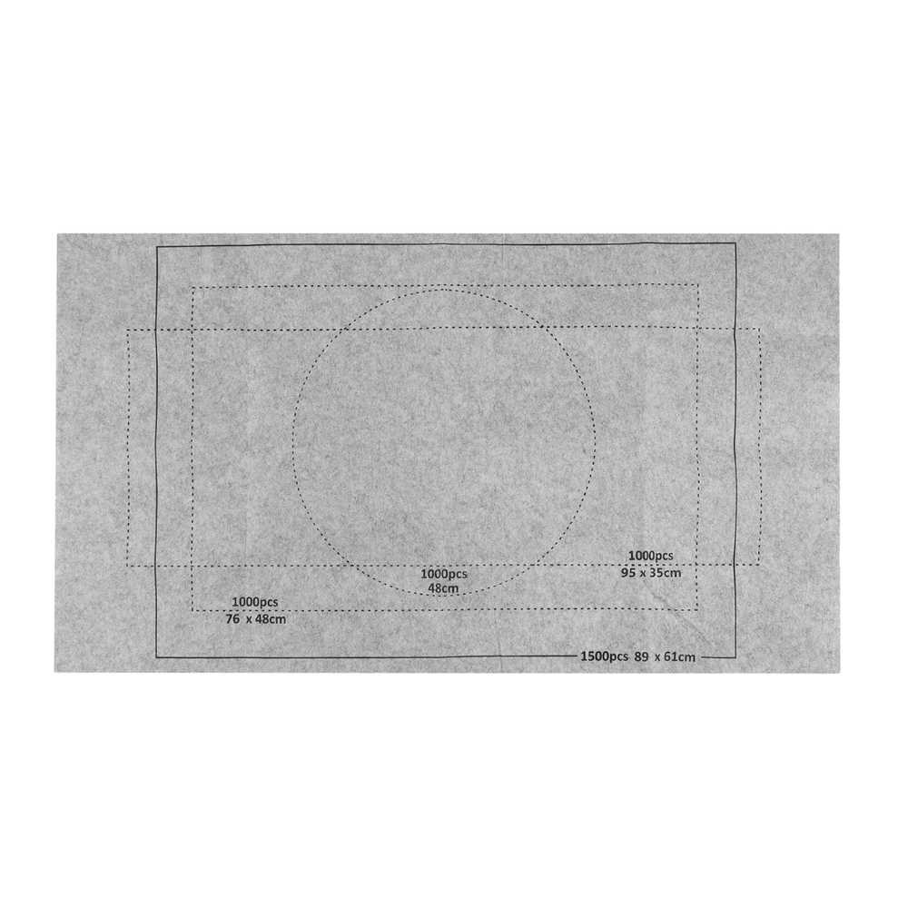 Sammenrullelig filt puslespilsmåtte -Grå - Ozerty