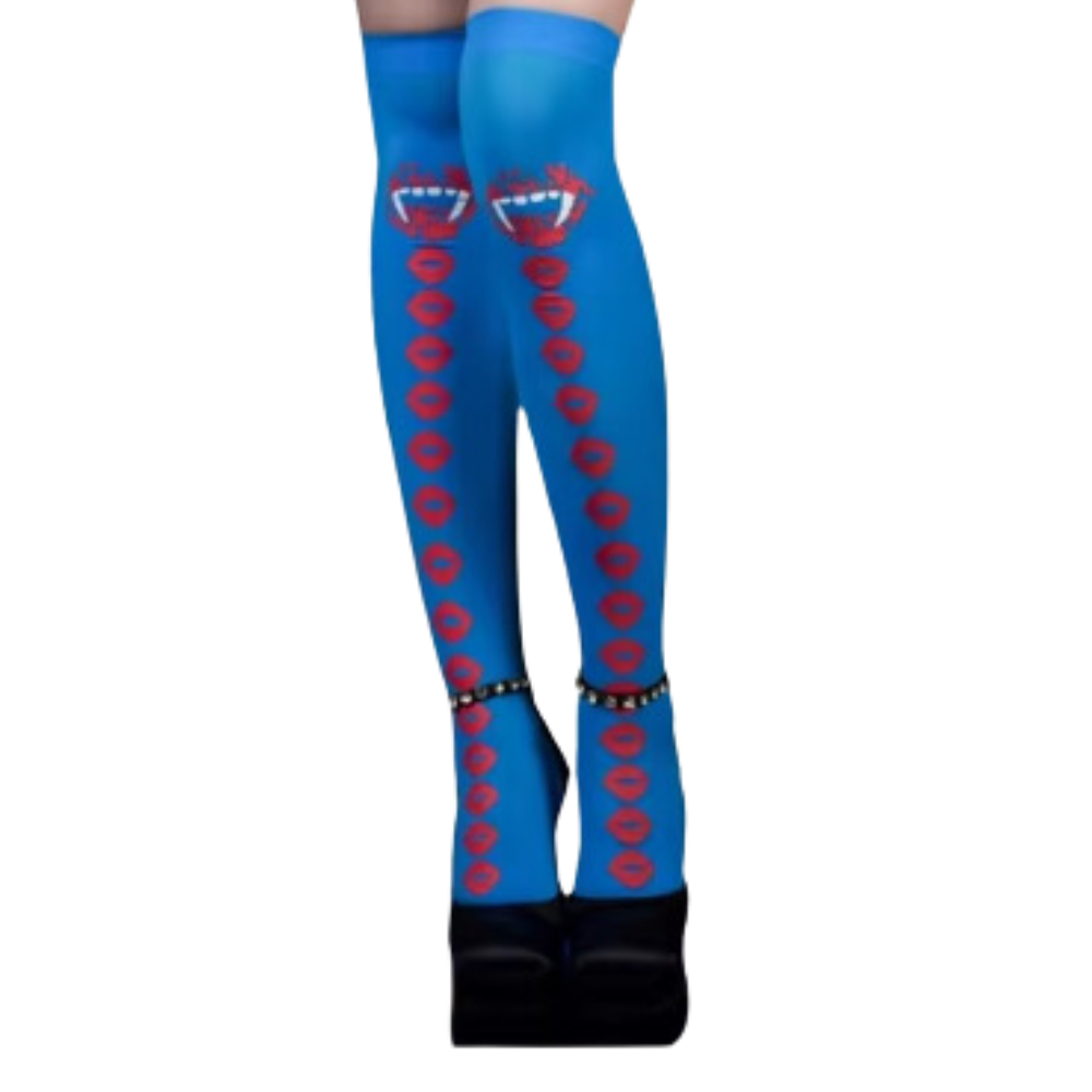 Festlige kompressionsstrømper med Halloween-design -Hjemsøgte ben - Ozerty