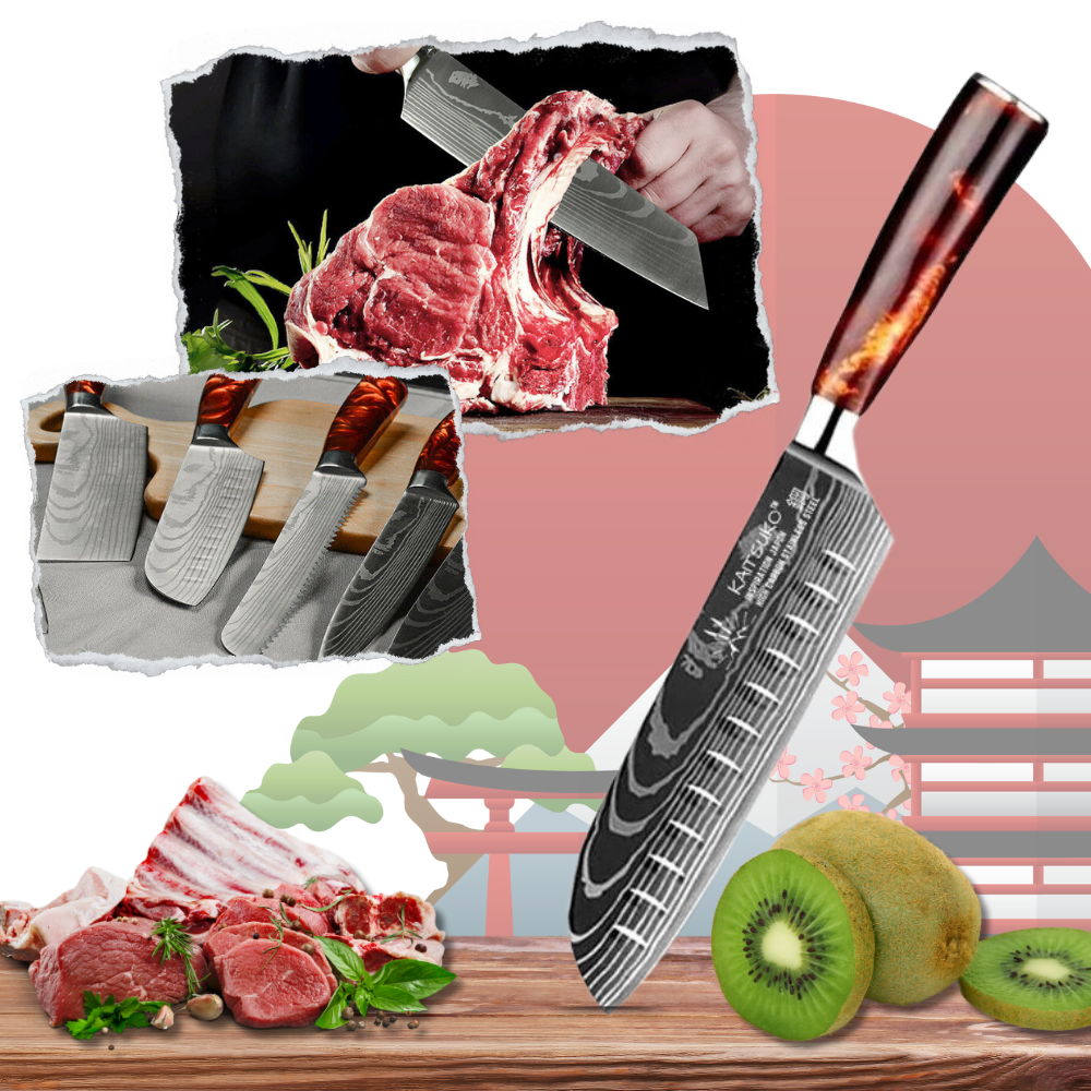 Japanske knive i Fire Land-serien
- Ozerty