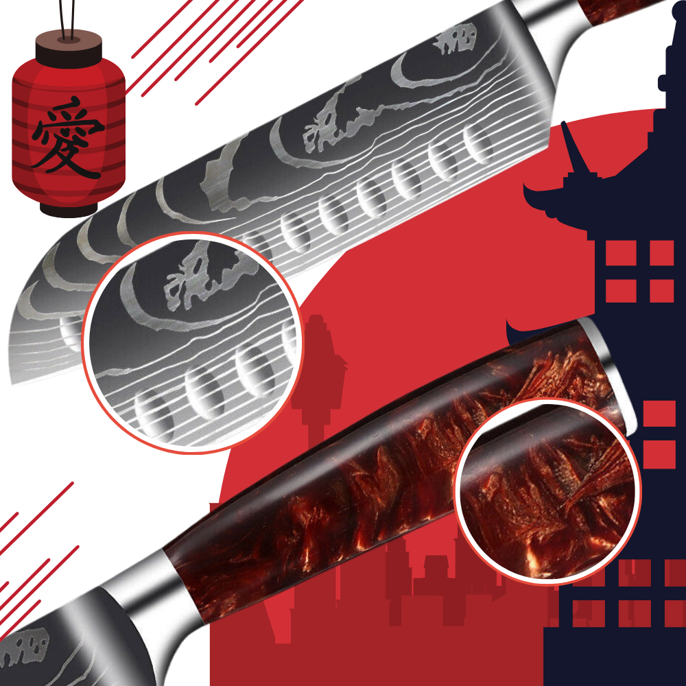 Japanske knive i Fire Land-serien
- Ozerty