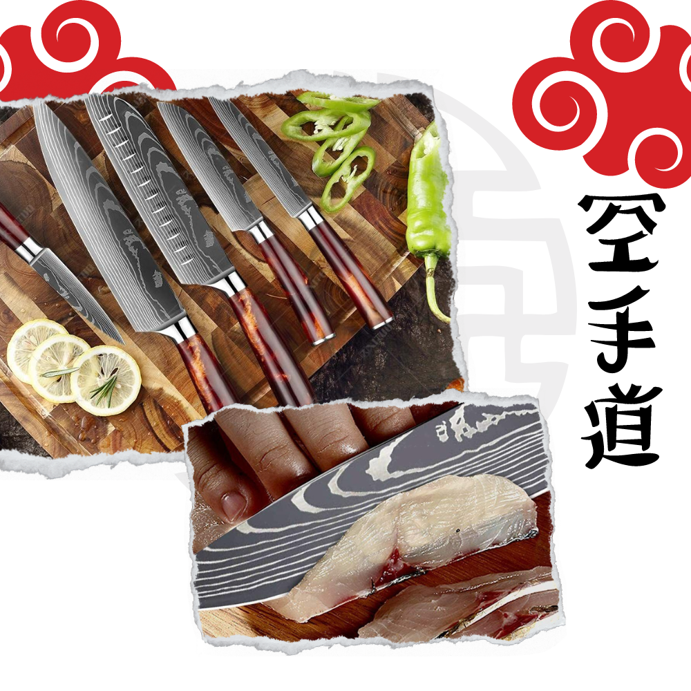 Japanske knive i Fire Land-serien
- Ozerty