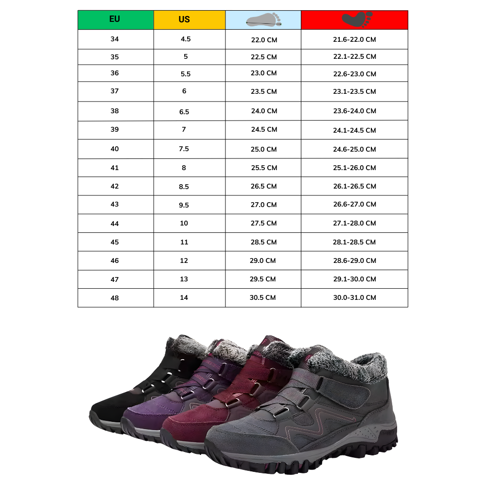 Varme Vinterstøvler med Fleeceforing - Ozerty