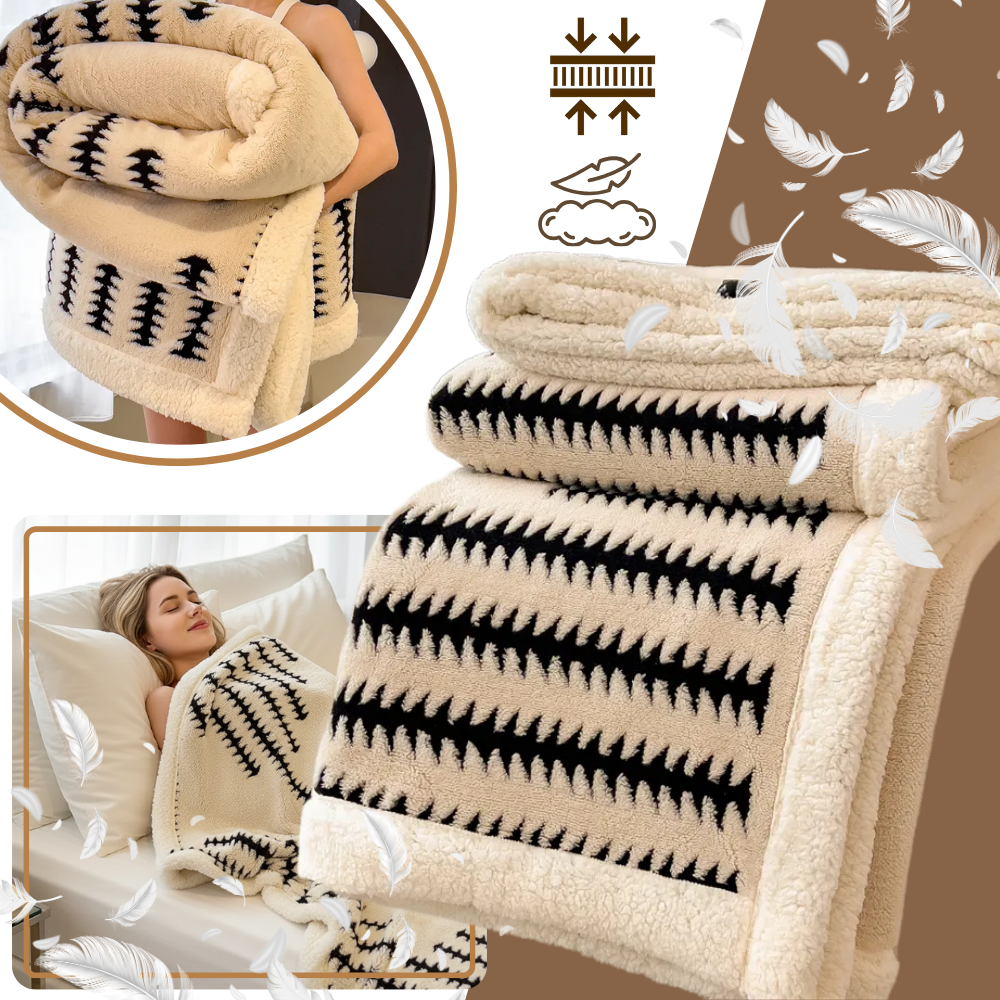 Blødt Jacquard Vintertæppe - Ozerty