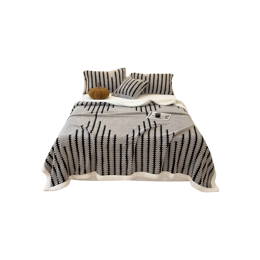 Blødt Jacquard Vintertæppe