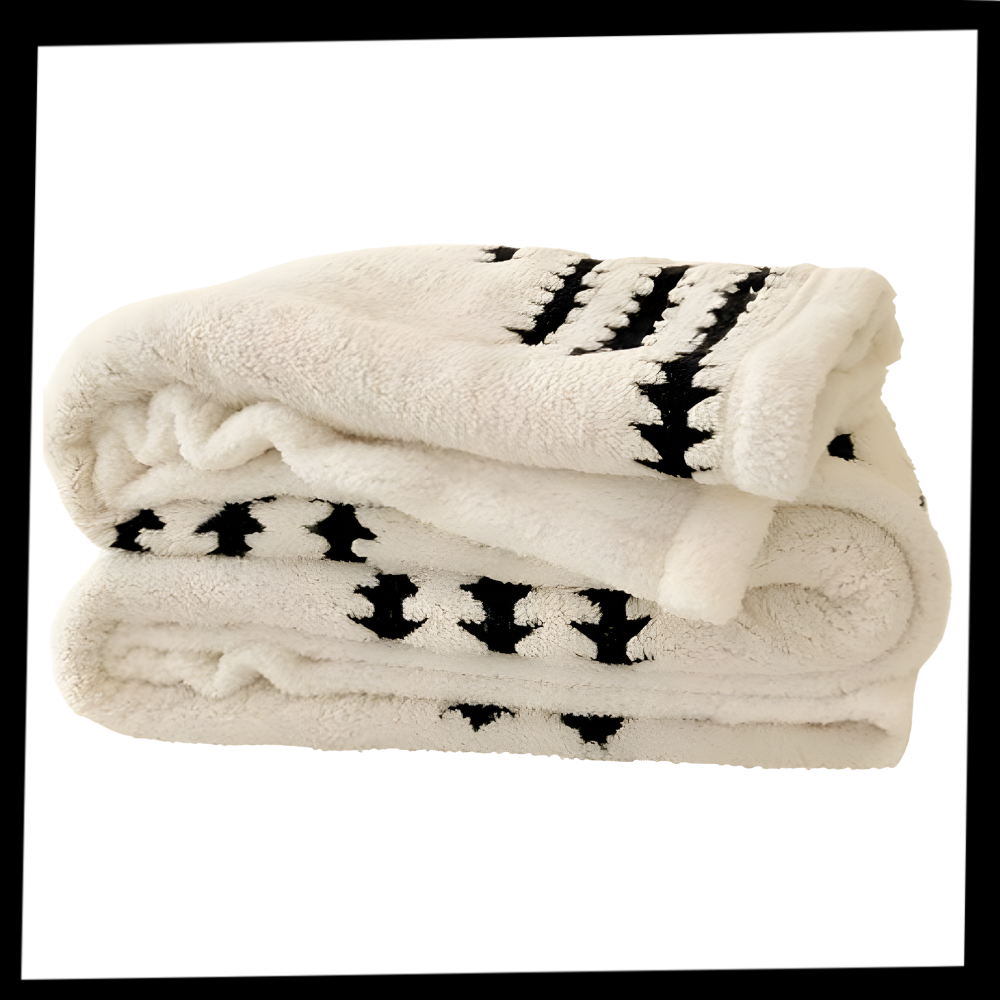 Blødt Jacquard Vintertæppe - Ozerty