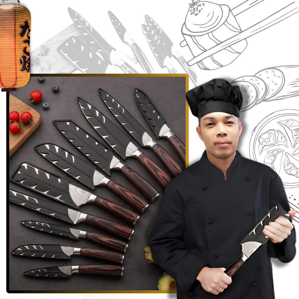 Japansk kniv i skovtræ
- Ozerty