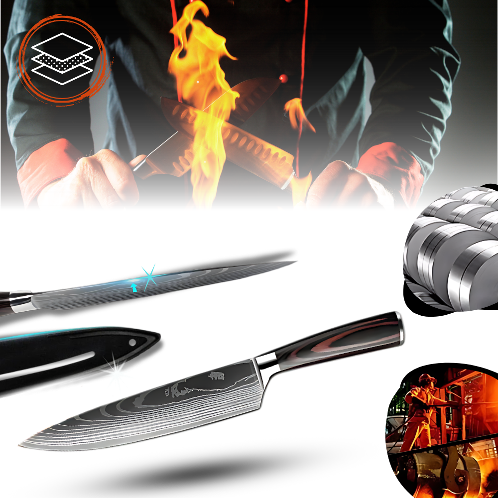 Japansk kniv i skovtræ
- Ozerty