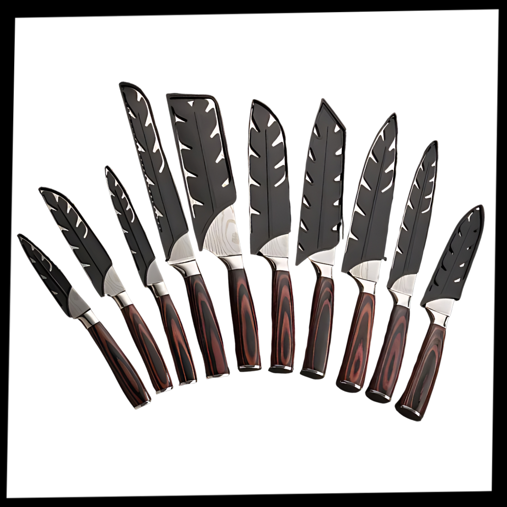 Japansk kniv i skovtræ
- Ozerty