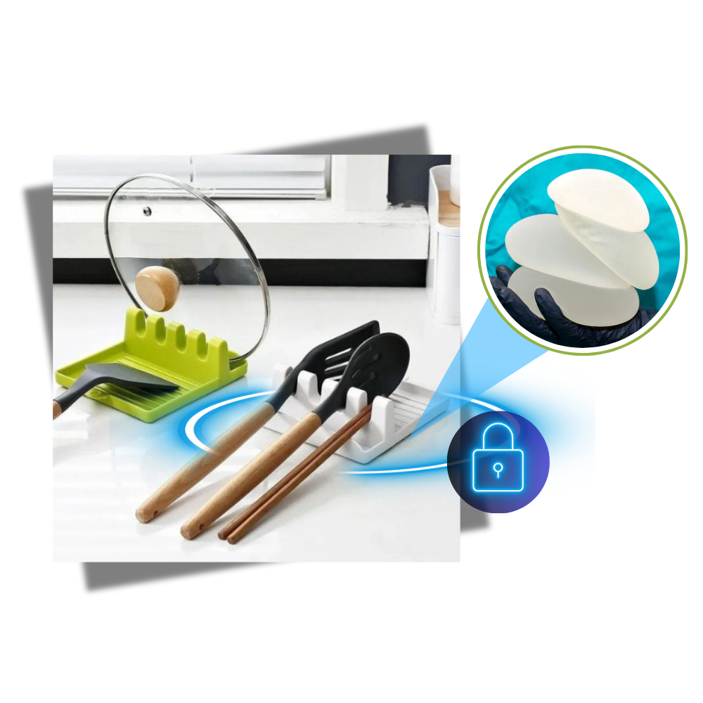 Skridsikkert Spatelstativ Med Fire Pladser - Ozerty