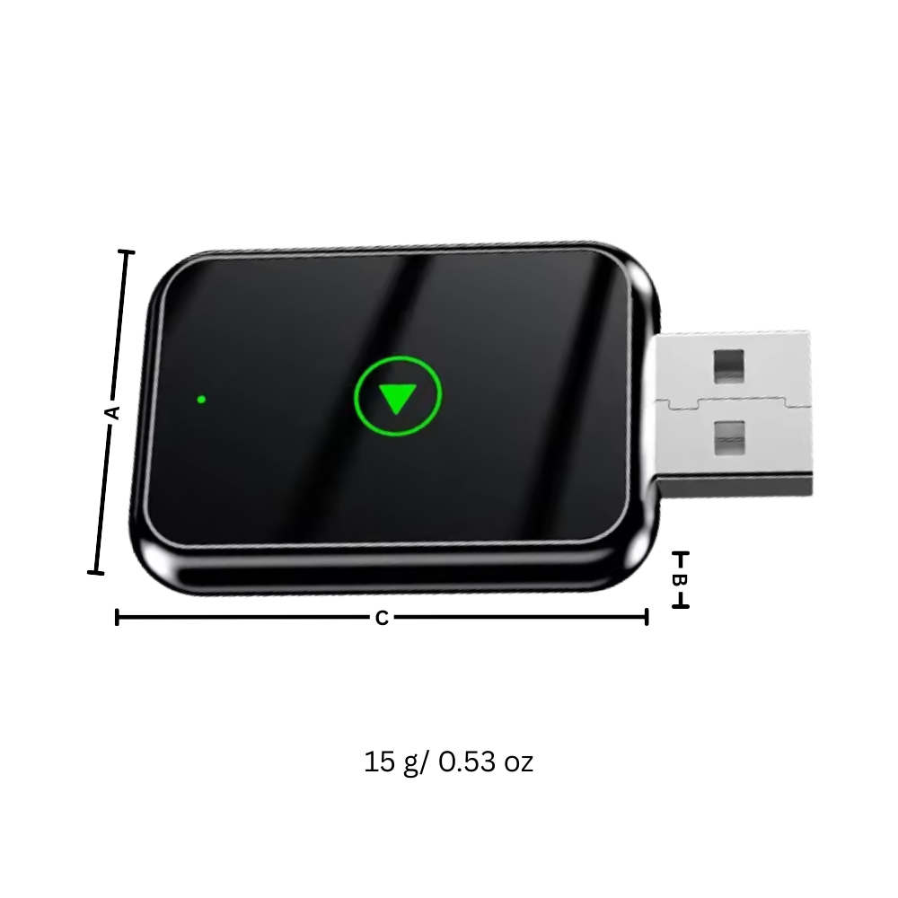 Trådløs CarPlay Adapter - Ozerty
