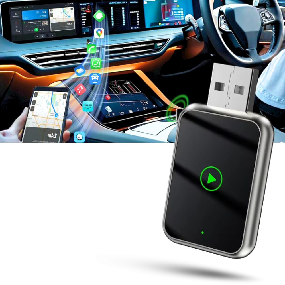 Trådløs CarPlay Adapter - Ozerty