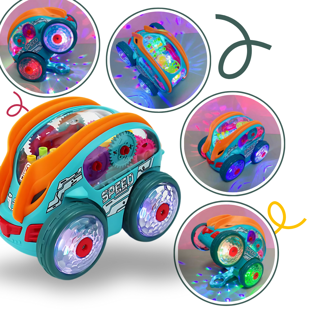 Tandjhuls-drevet legetøjsbil - Ozerty