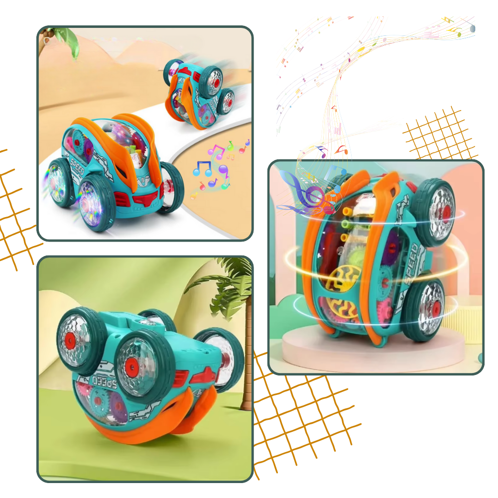 Tandjhuls-drevet legetøjsbil - Ozerty