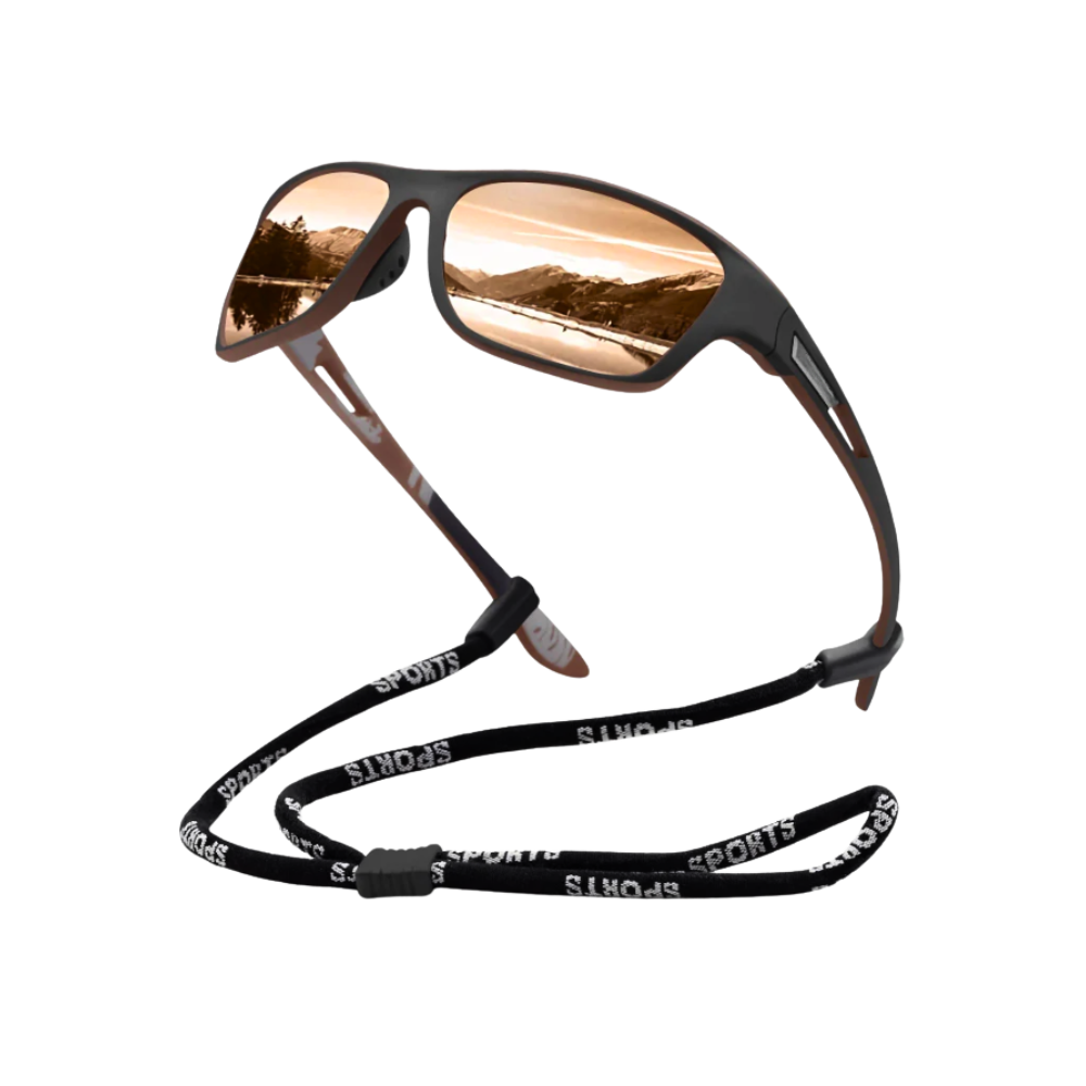 Glare Guard Pro Solbriller -Sort og brun - Ozerty