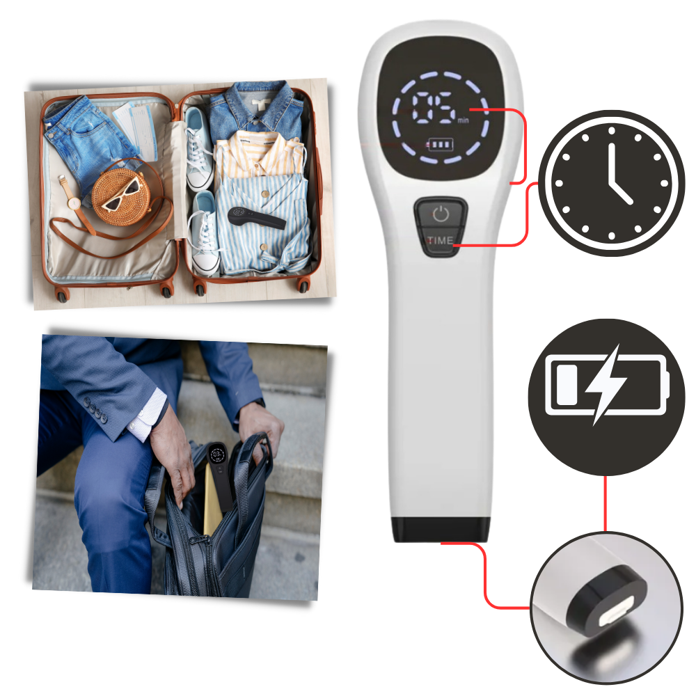 Håndholdt infrarødt terapiapparat til kæledyr
- Ozerty