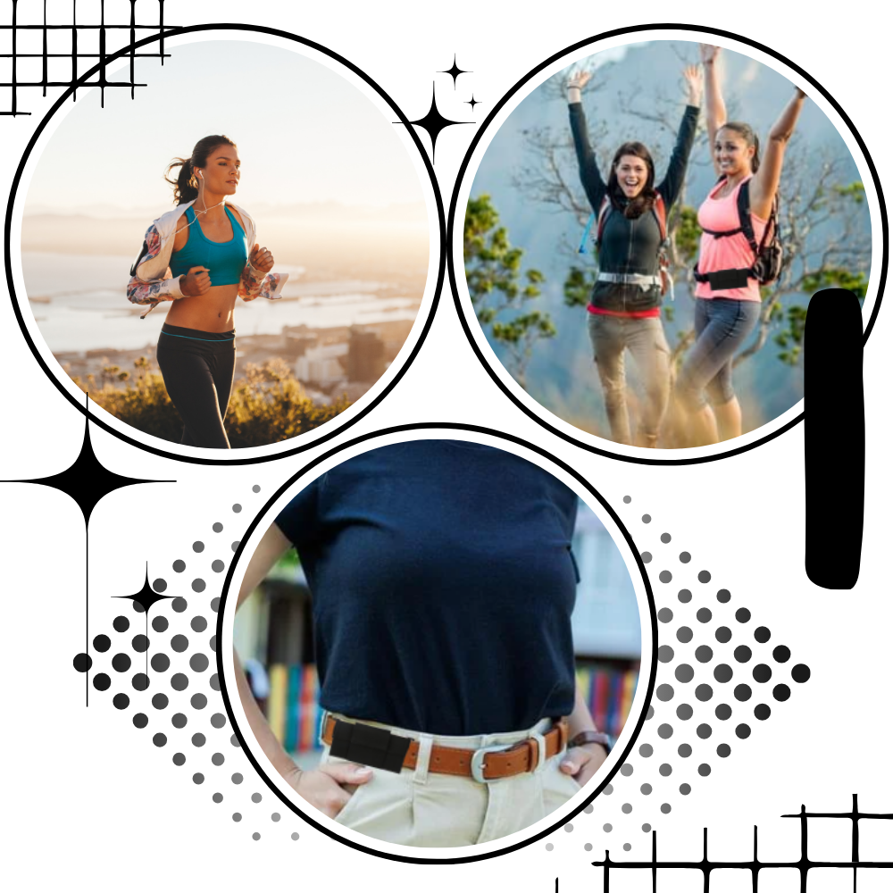 Håndfri bæltetaske til mobiltelefon - Ozerty