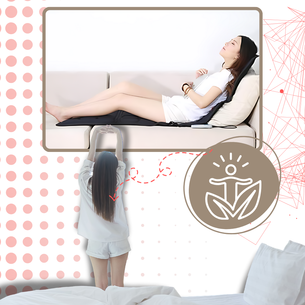 Massagemåtte med varmeterapi til hele kroppen
- Ozerty