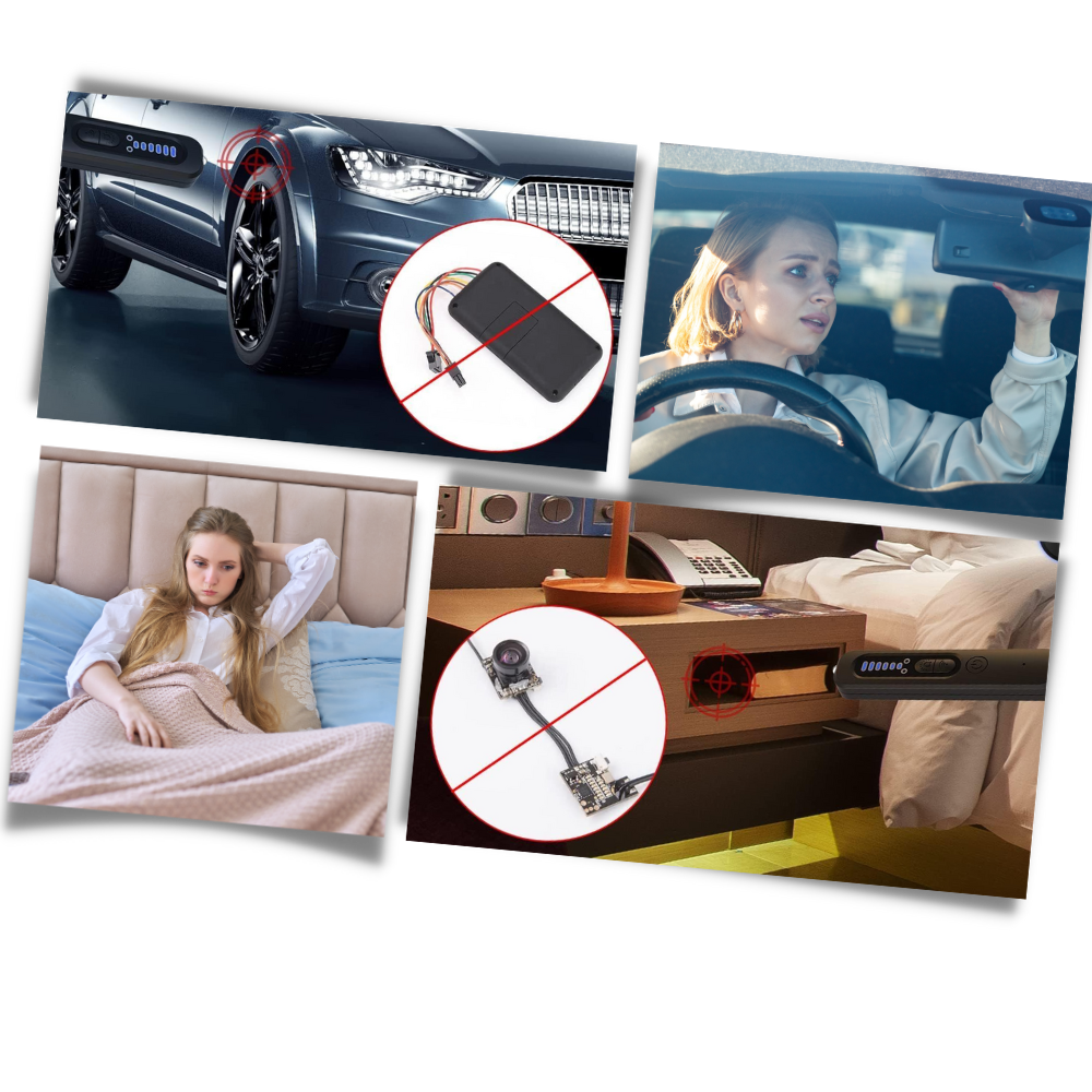 Detektor af skjult kamera
- Ozerty