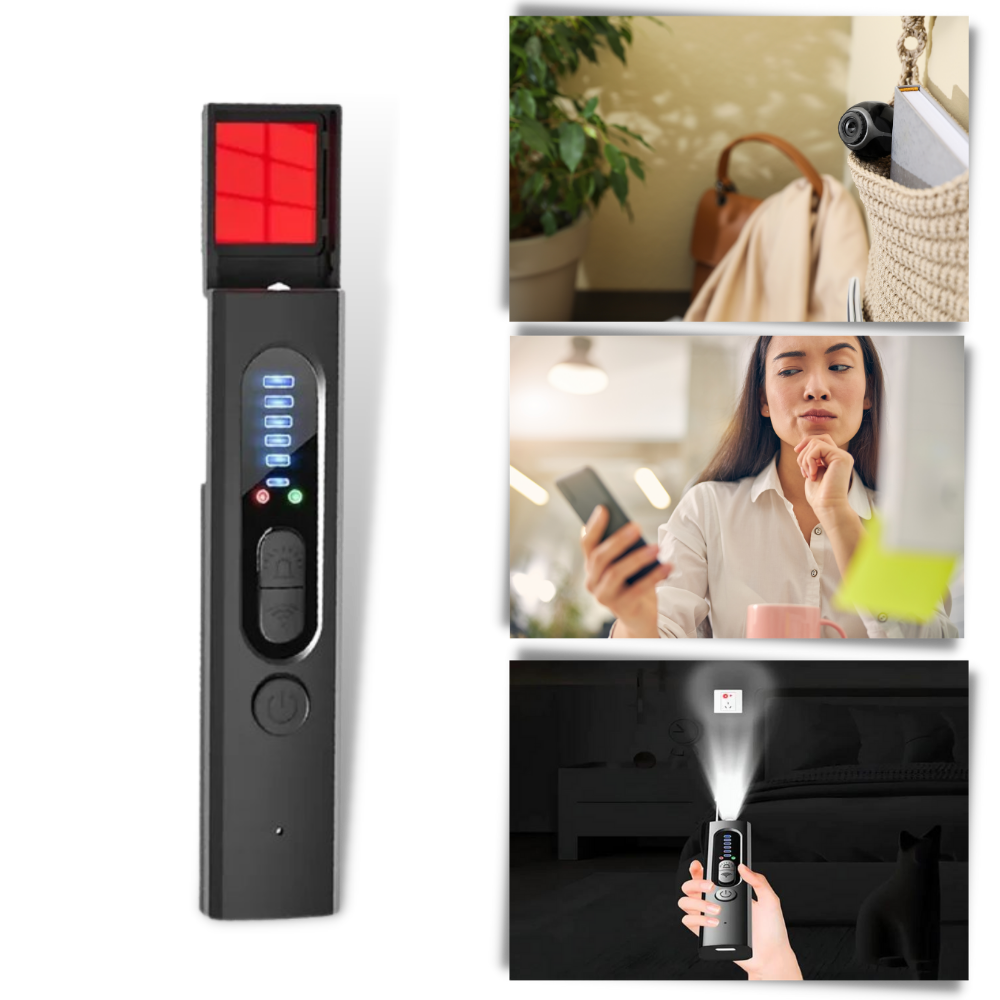 Detektor af skjult kamera
- Ozerty