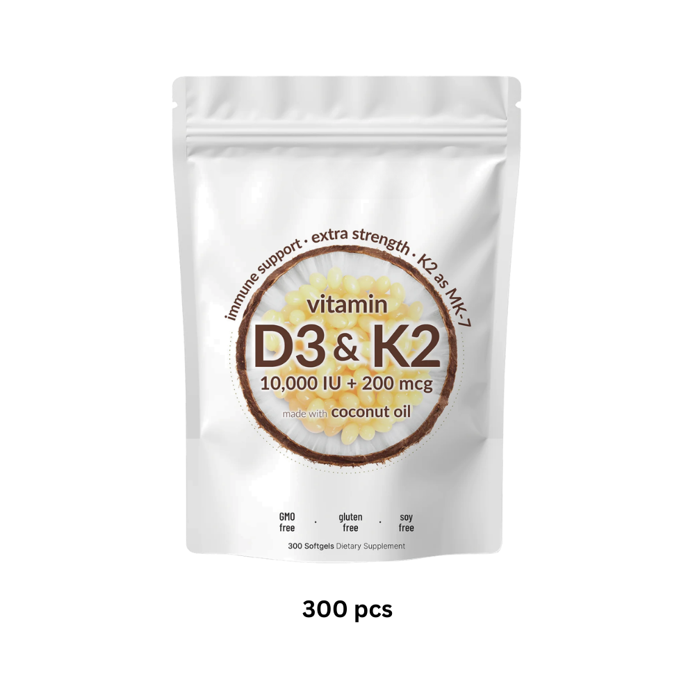 Højstyrke D3 & K2 softgels - Ozerty