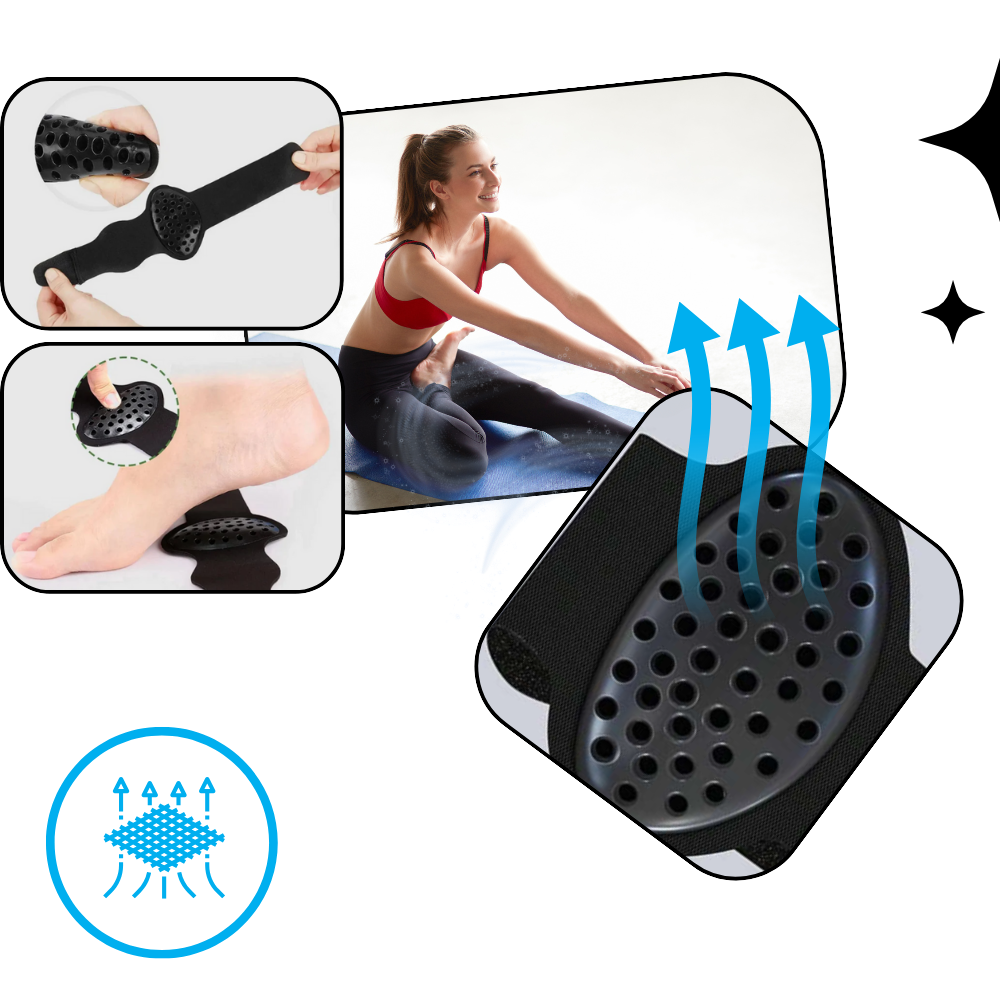 Dette støttebind til justering af høj fodsvang - Ozerty