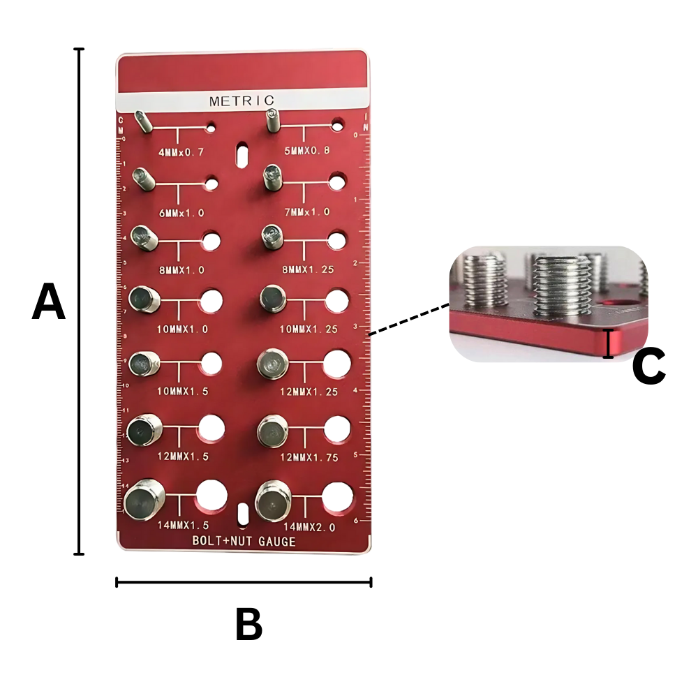 Gevindmåler Med Høj Præcision - Ozerty