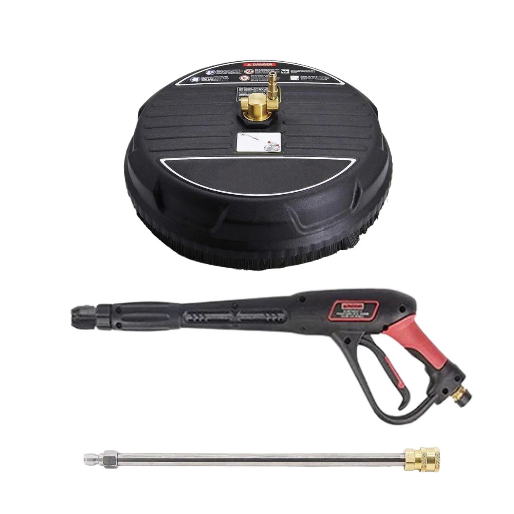 Højtryksrenser med dobbeltfunktion -Disc + 1 stik - Ozerty