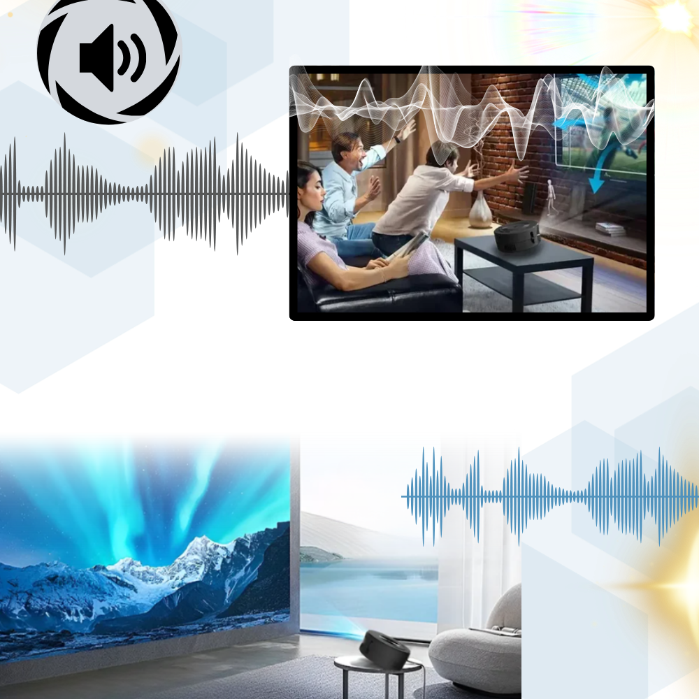 Mini-filmprojektor i høj opløsning
- Ozerty