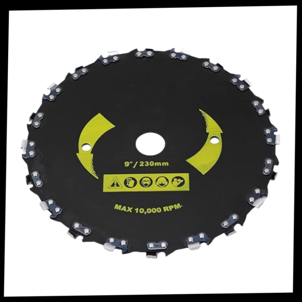 Trimmerhoved i stål med højt omdrejningstal
- Ozerty