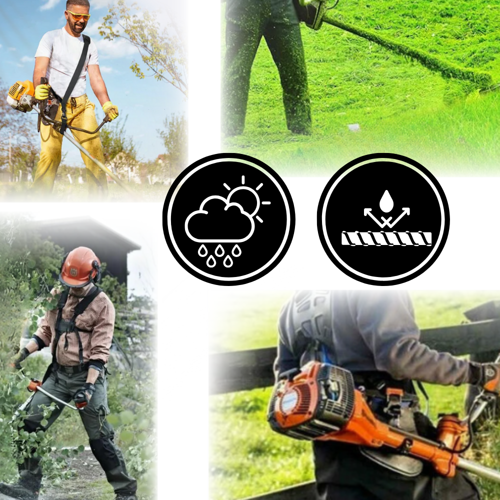 Trimmerhoved i stål med højt omdrejningstal
- Ozerty