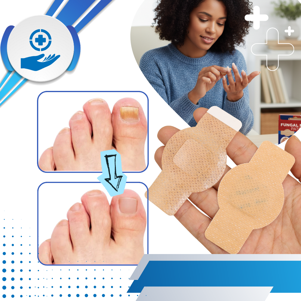 Fugtgivende Hydrogel Negleplaster - Ozerty