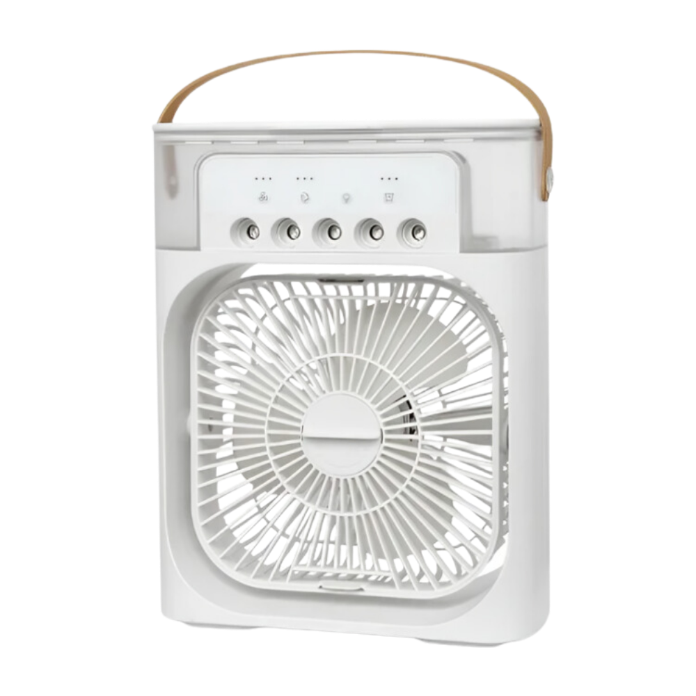 Hydrokølende lille transportabelt klimaanlæg
-Hvid - Ozerty