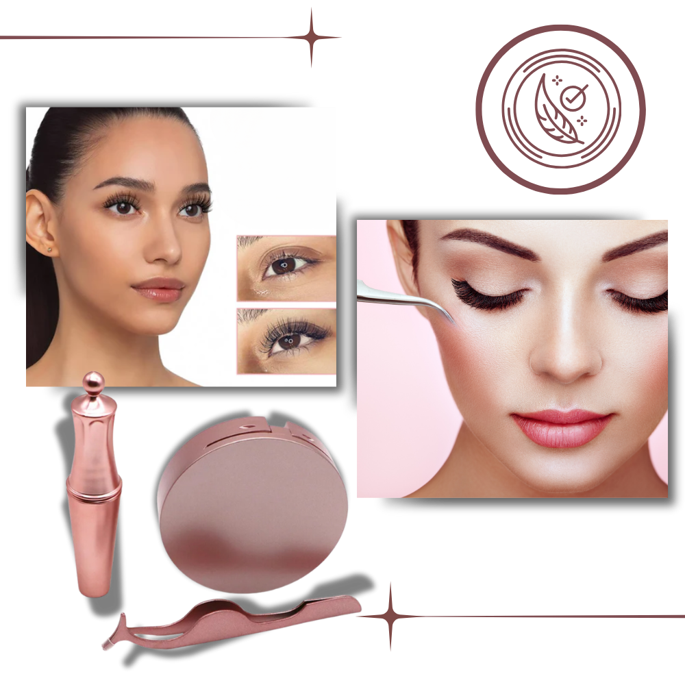 Allergivenlige øjenvipper uden lim
- Ozerty