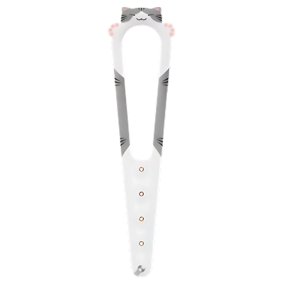 Innovativ dørlås til katte -Hvid Grå - Ozerty