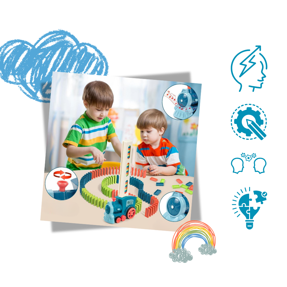 Interaktivt automatisk dominotog - Ozerty