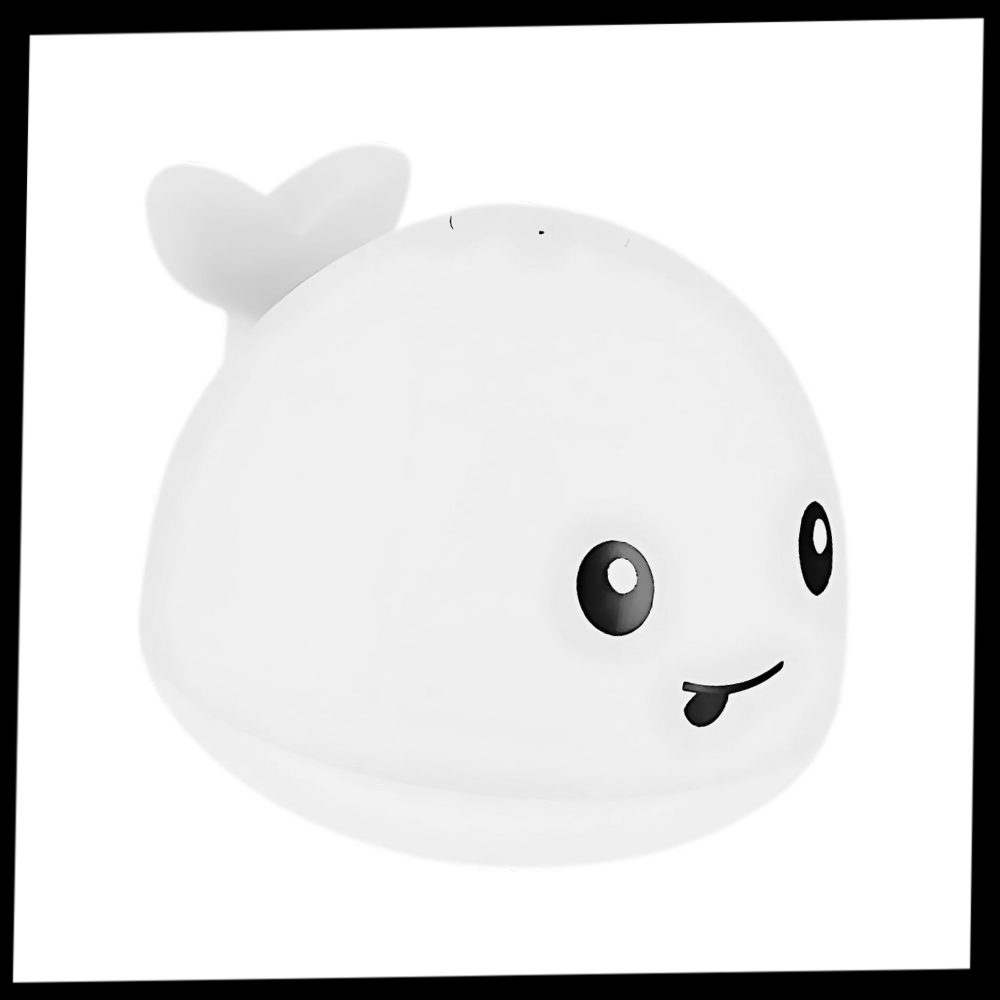 Interaktiv lysende legetøjshval til badning - Ozerty