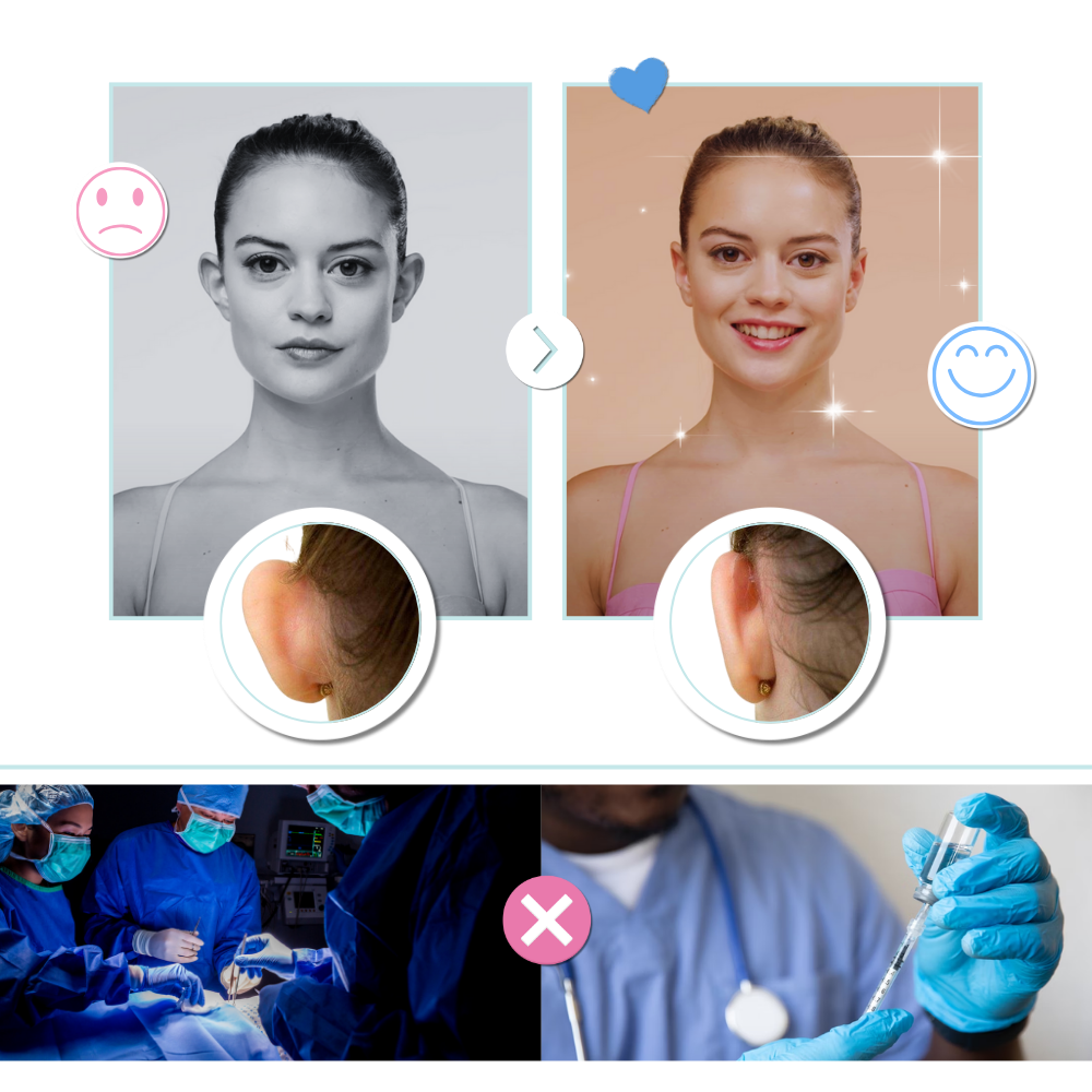 Usynlige Øre Strips - Ozerty