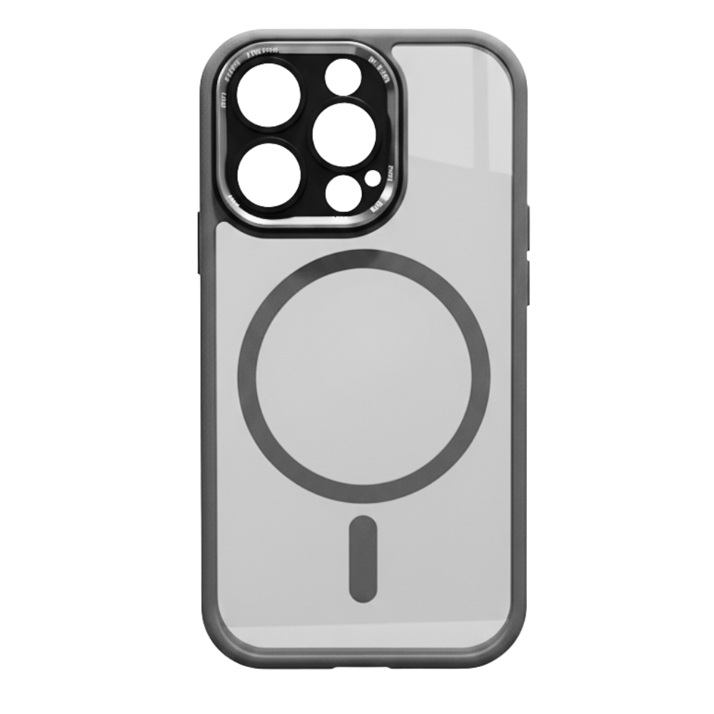 Magnetisk Stødsikker iPhone-cover -Grå - Ozerty