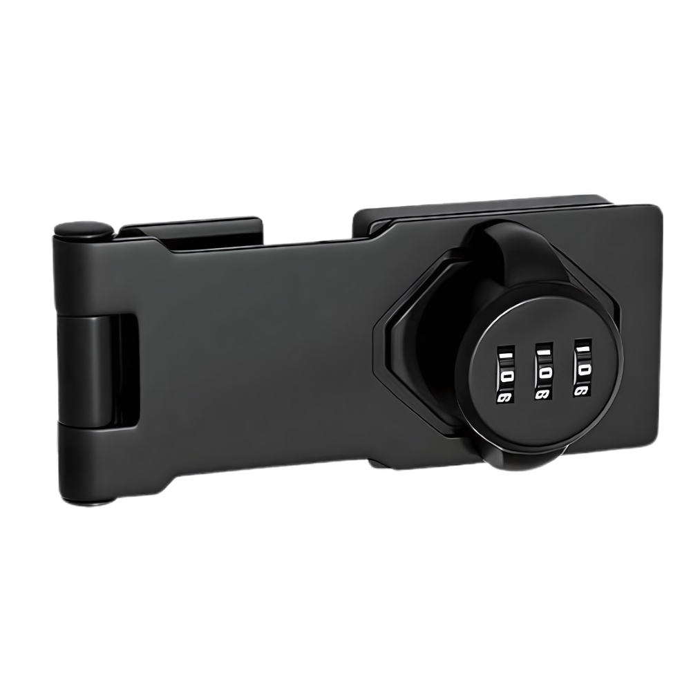 Nøglefri skabslås med hurtig montering
-Sort - Ozerty